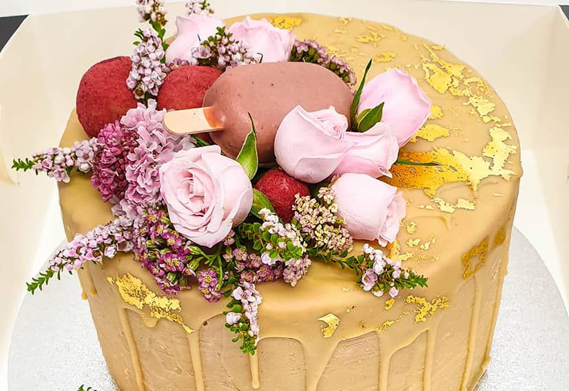 Layered Vanilla Cake with Vanilla Buttercream - Wife Mama Foodie